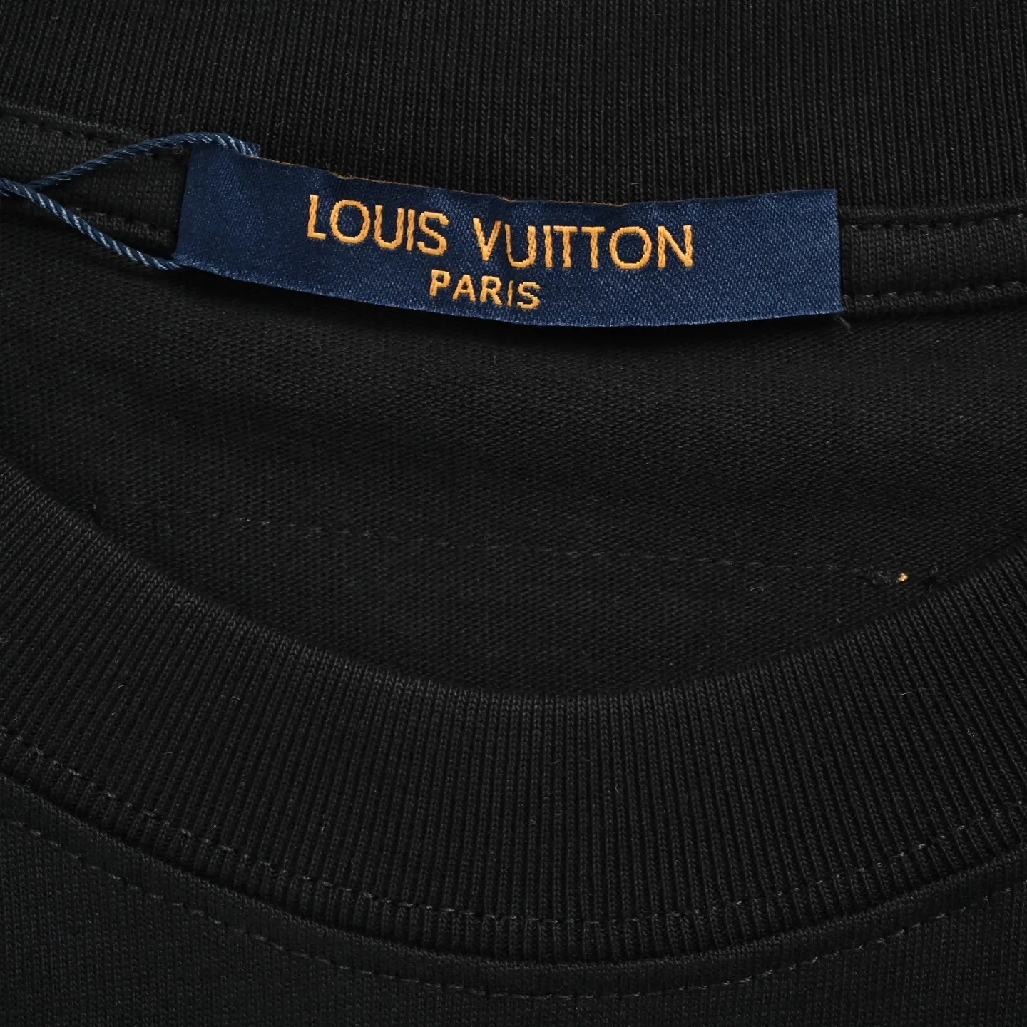 Louis Vuitton/Louis Vuitton 26ss hot diamond large letters logo short sleeves